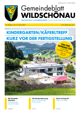 Gemeindezeitung August 2020