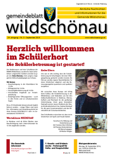 Gemeindezeitung September 2016