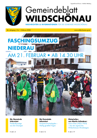 Gemeindezeitung Februar 2020