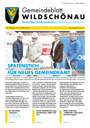 Gemeindezeitung Oktober 2018