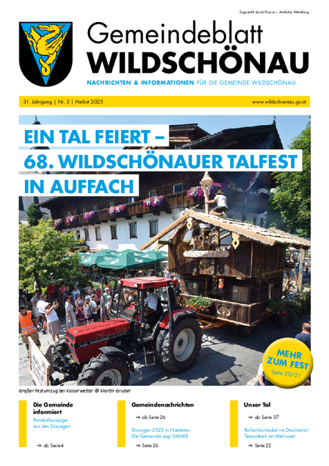 Gemeindezeitung Herbst 2025