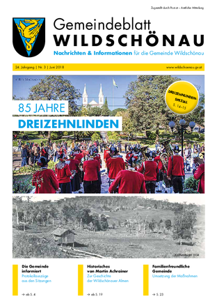Gemeindezeitung Juni 2018
