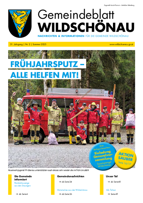 Gemeindezeitung Sommer 2025