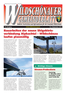 Gemeindezeitung September 2012