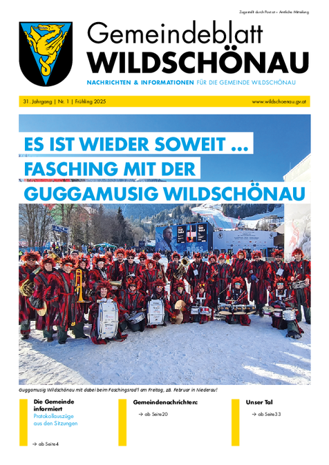 Gemeindezeitung Frühling 2025