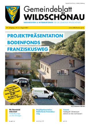 Gemeindezeitung August 2021