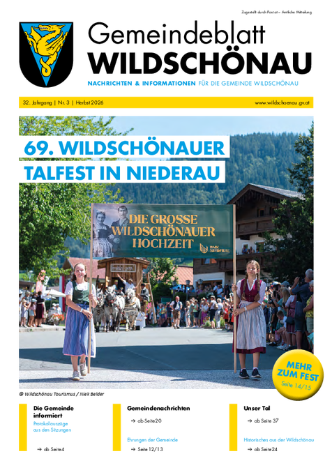 Gemeindezeitung Herbst 2026