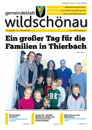Gemeindezeitung Oktober 2017