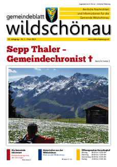 Gemeindezeitung März 2014